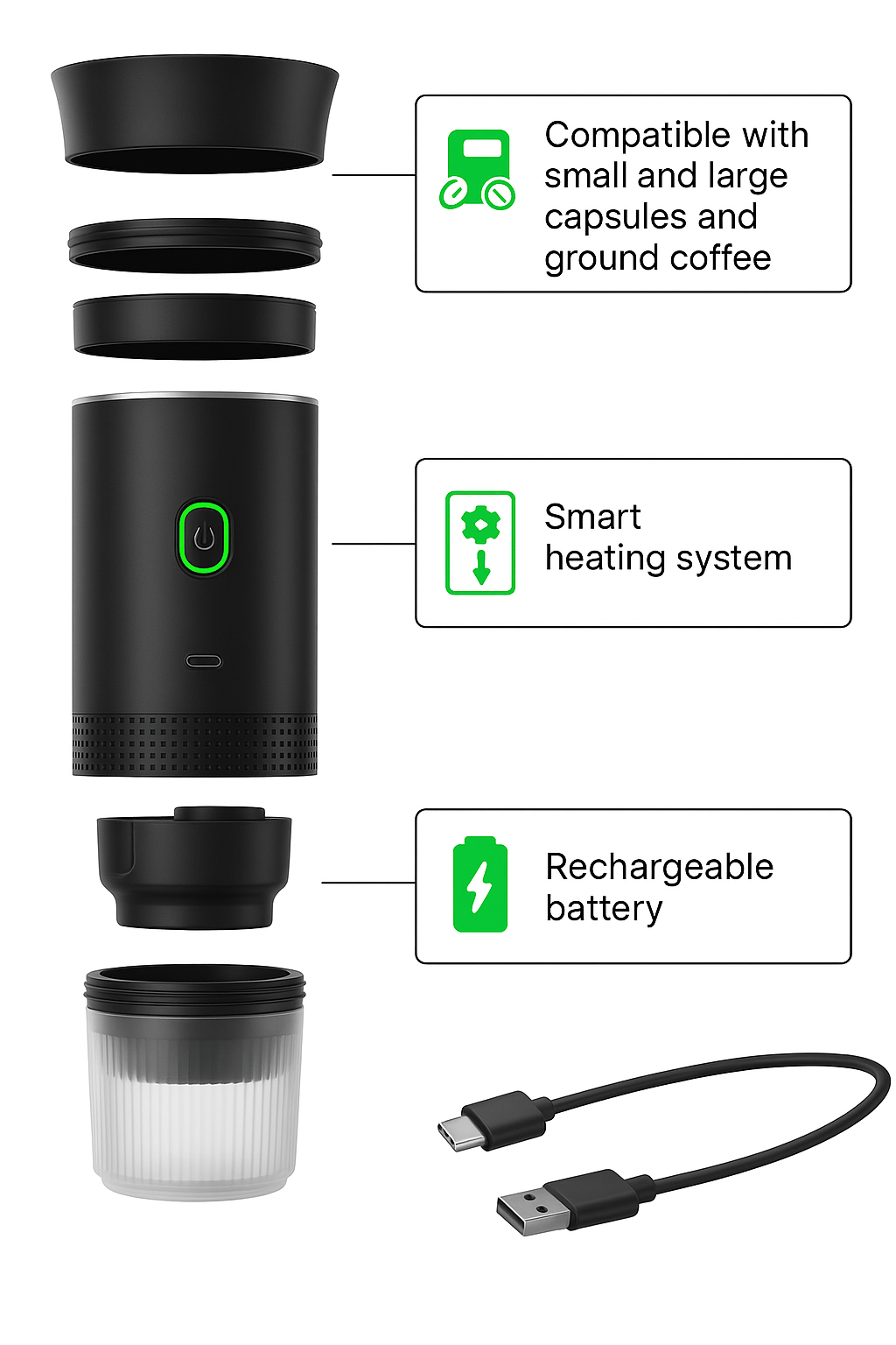 Wireless Portable Coffee Machine