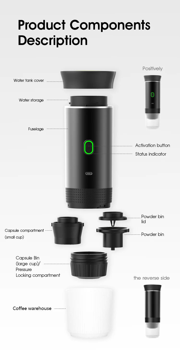 Wireless Portable Coffee Machine
