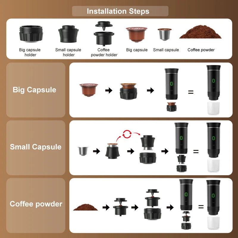 Wireless Portable Coffee Machine